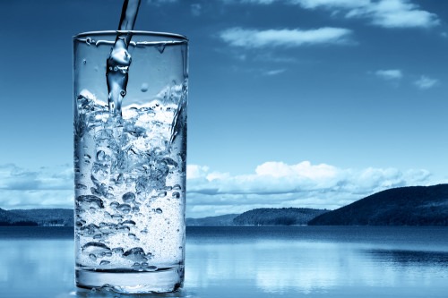 This is an image of filtered drinking water