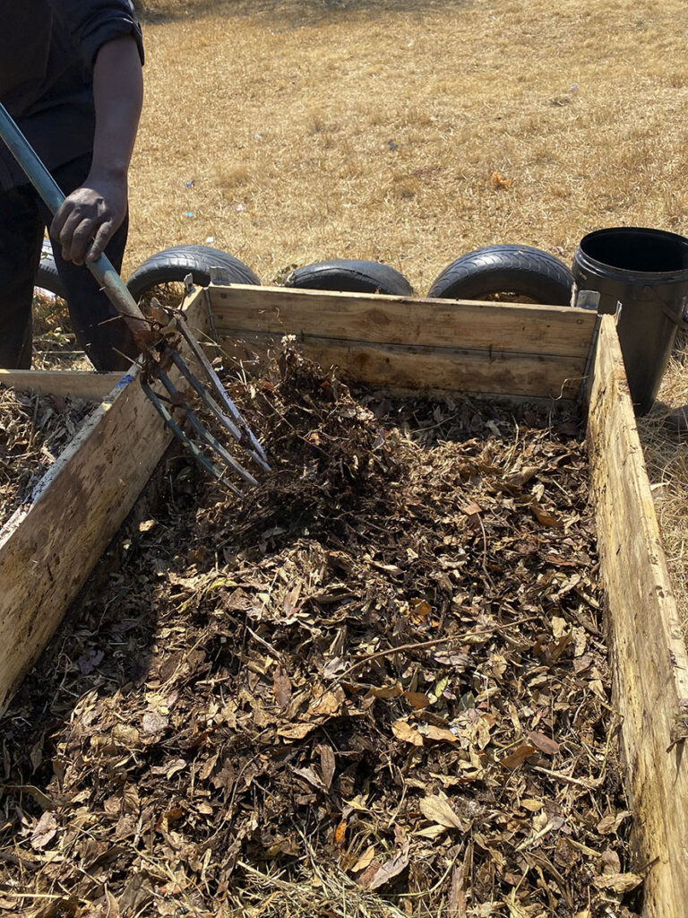 Making compost