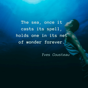 quote Yves Couseau the sea